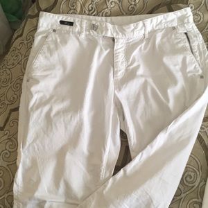 Versace collection white pants